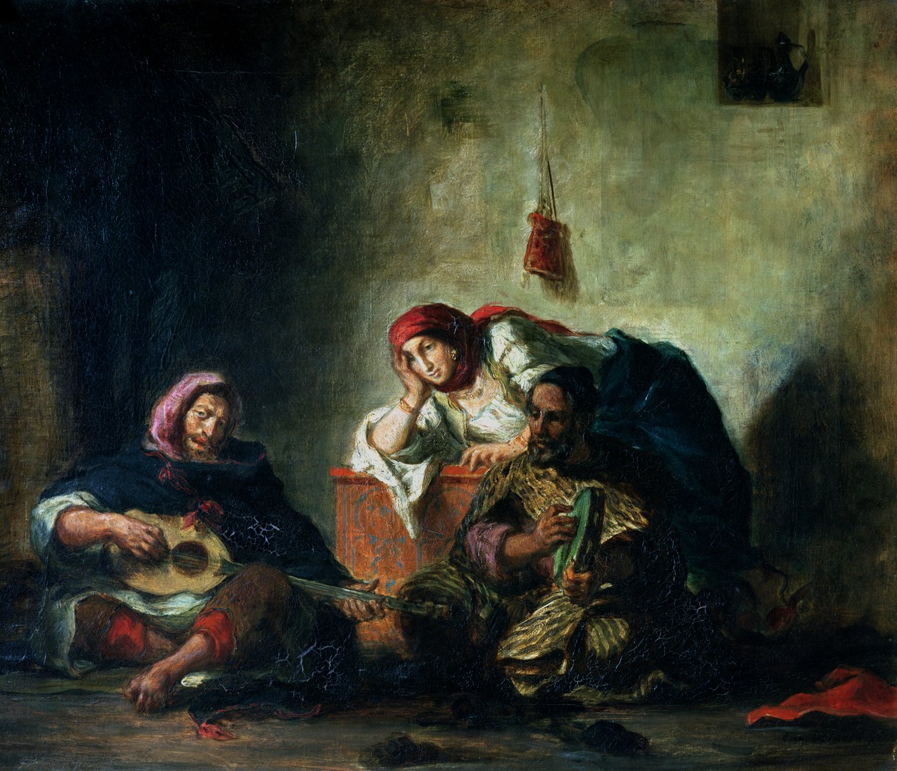 Židovští hudebníci v Mogadoru, 1847 od Ferdinand Victor Eugene Delacroix