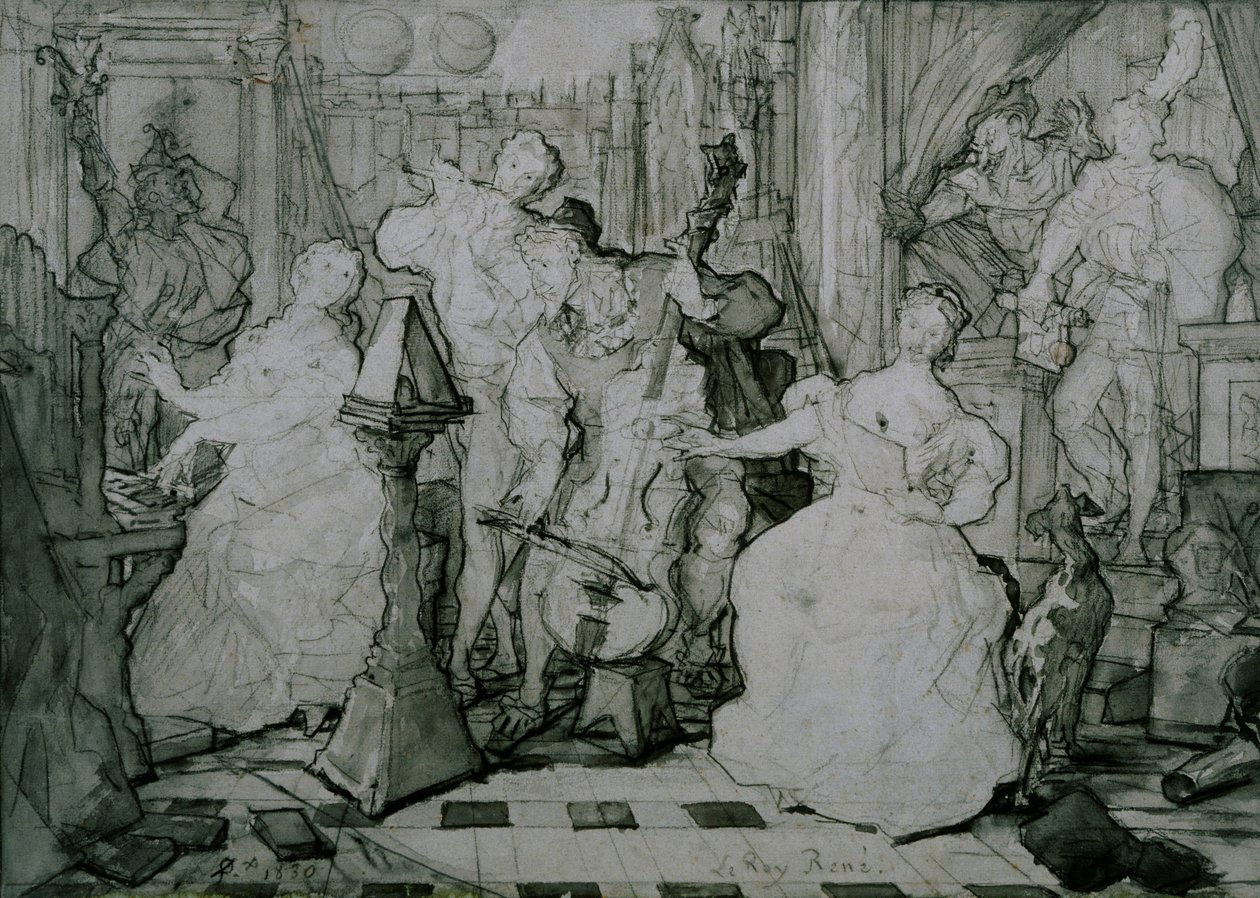 Roy René od Ferdinand Victor Eugene Delacroix