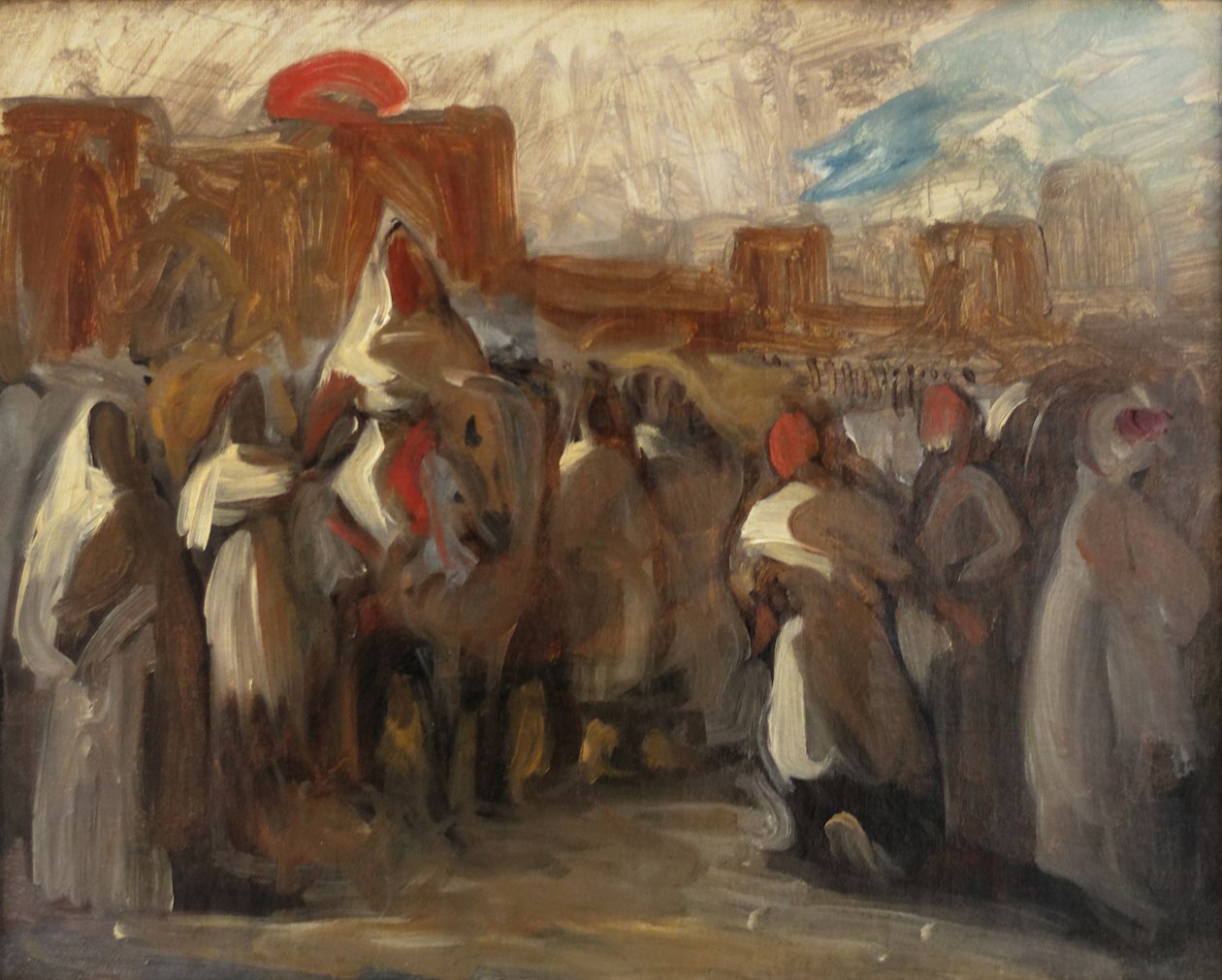 Marocký sultán Moulay od Ferdinand Victor Eugene Delacroix