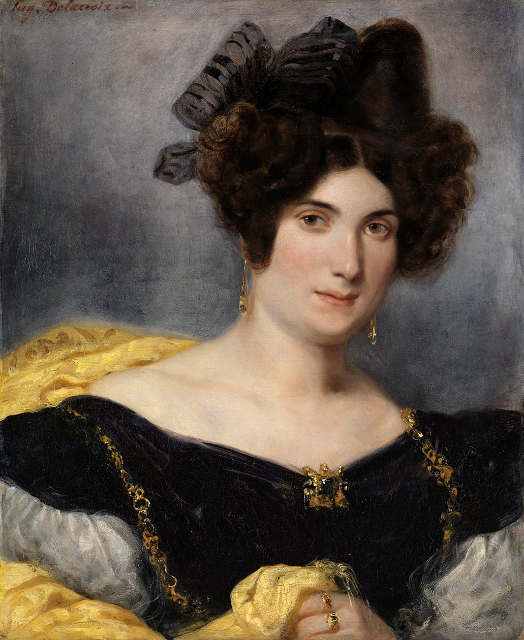 Madame François Simon od Ferdinand Victor Eugene Delacroix