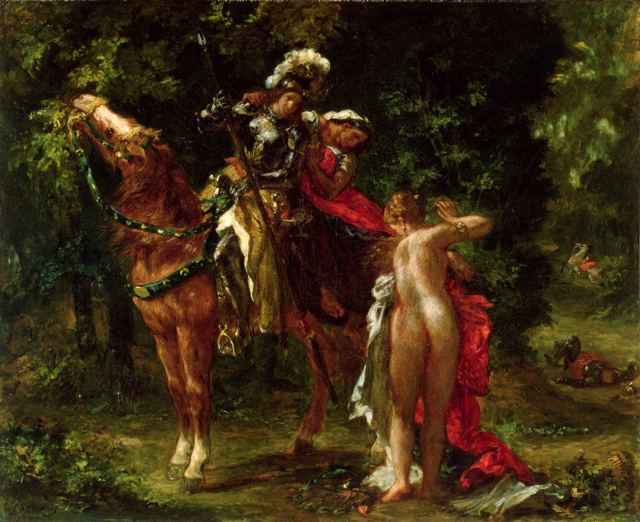 Marphise, 1850-52 od Ferdinand Victor Eugene Delacroix