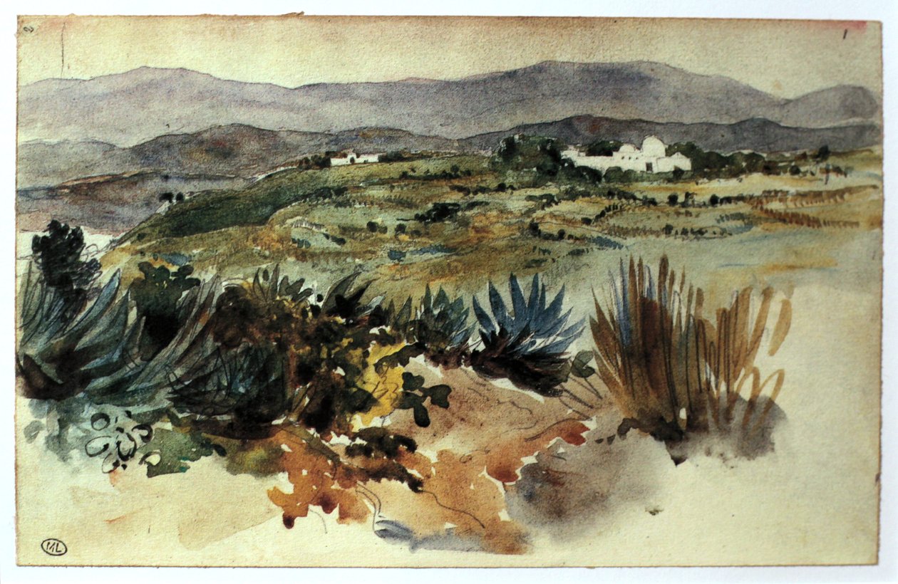 Maroko od Ferdinand Victor Eugene Delacroix