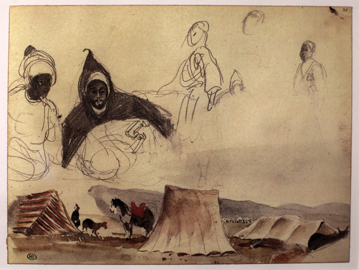 Maroko od Ferdinand Victor Eugene Delacroix