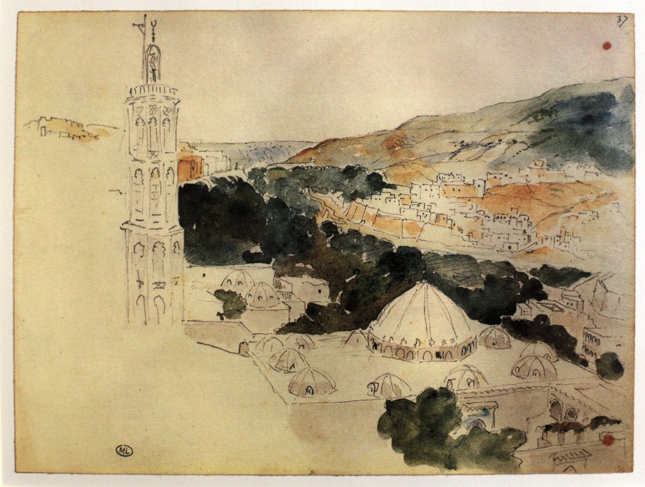 Maroko od Ferdinand Victor Eugene Delacroix