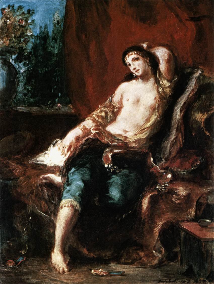 Odalisque od Ferdinand Victor Eugene Delacroix