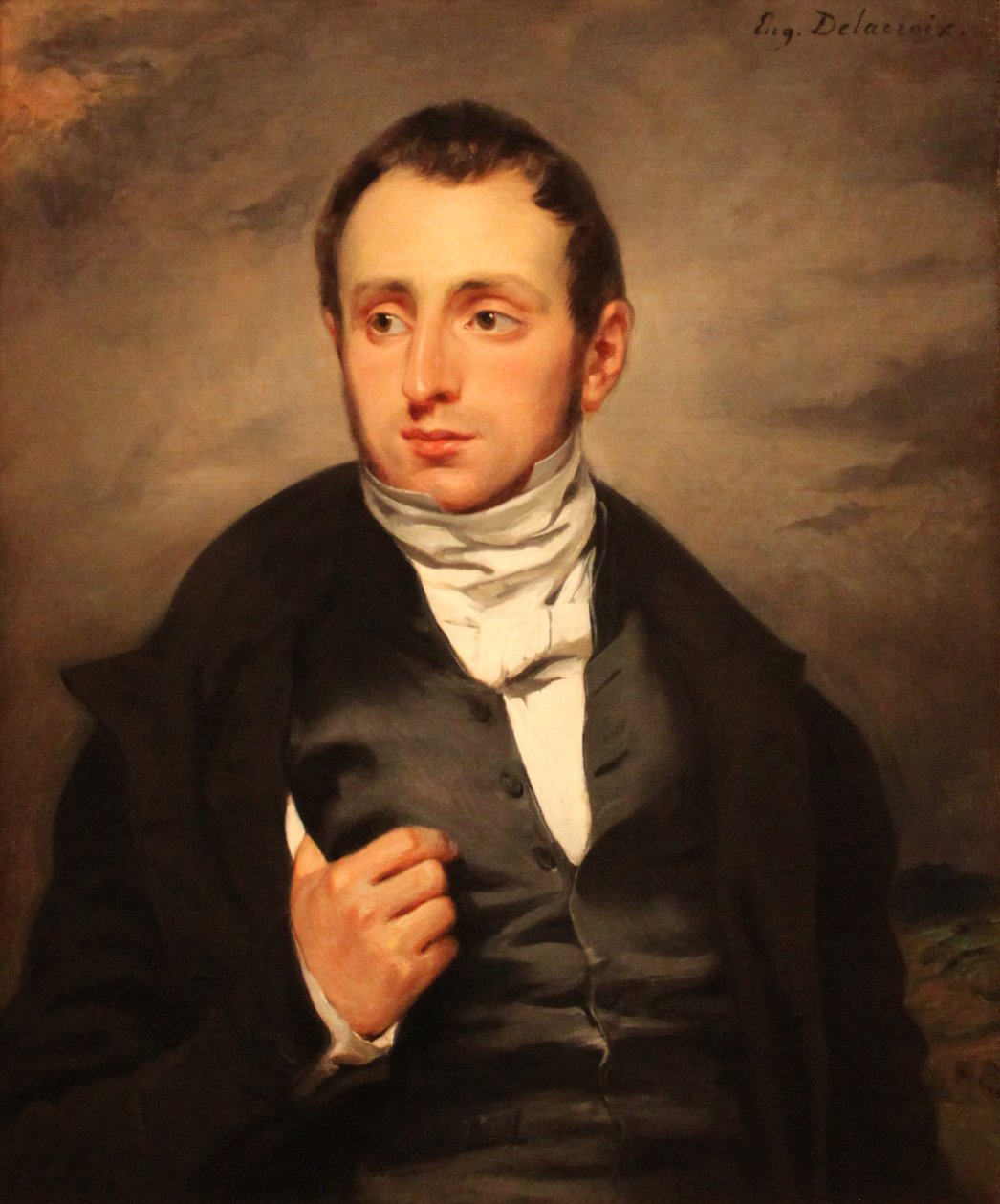 Portrét Dr. François-Marie Desmaisons od Ferdinand Victor Eugene Delacroix