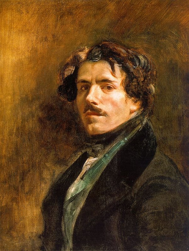 Autoportrét od Ferdinand Victor Eugene Delacroix
