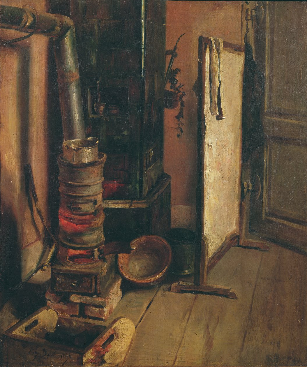 Kamna od Ferdinand Victor Eugene Delacroix