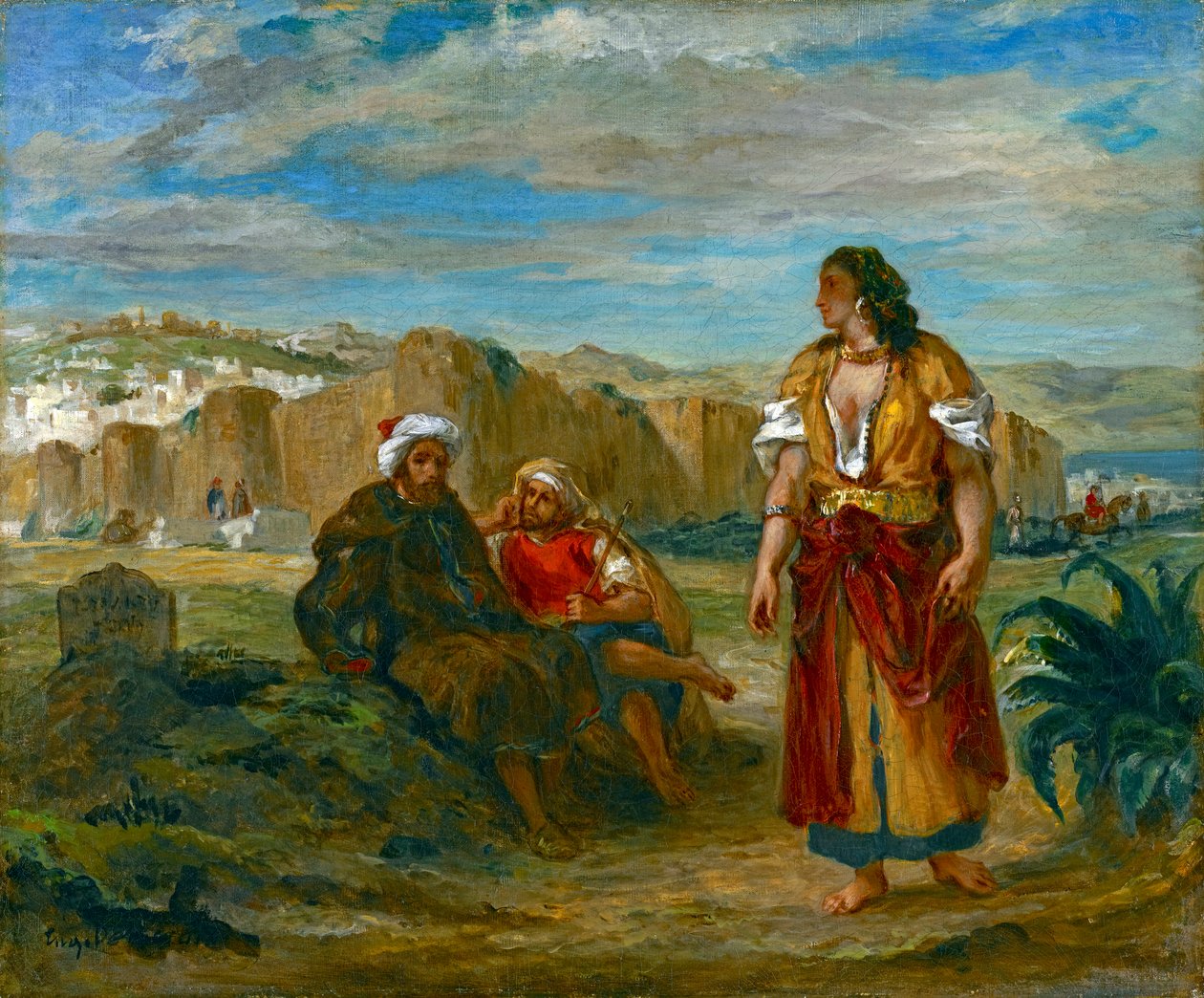 Pohled na Tanger, 1852-3 od Ferdinand Victor Eugene Delacroix