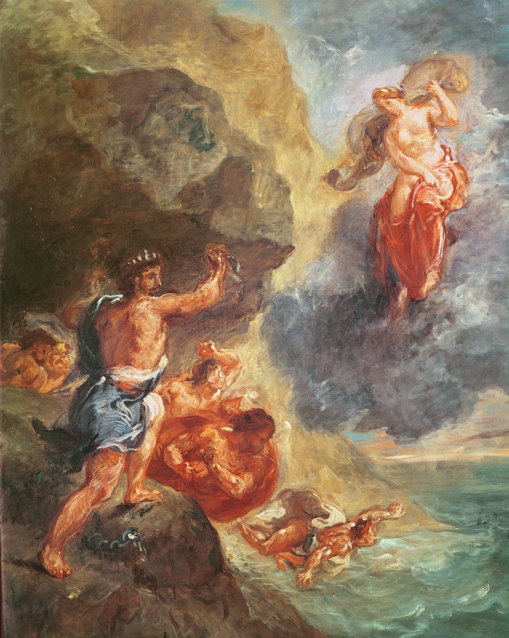 Zima, ze série Four Seasons: Juno a Aeolus, 1862 od Ferdinand Victor Eugene Delacroix