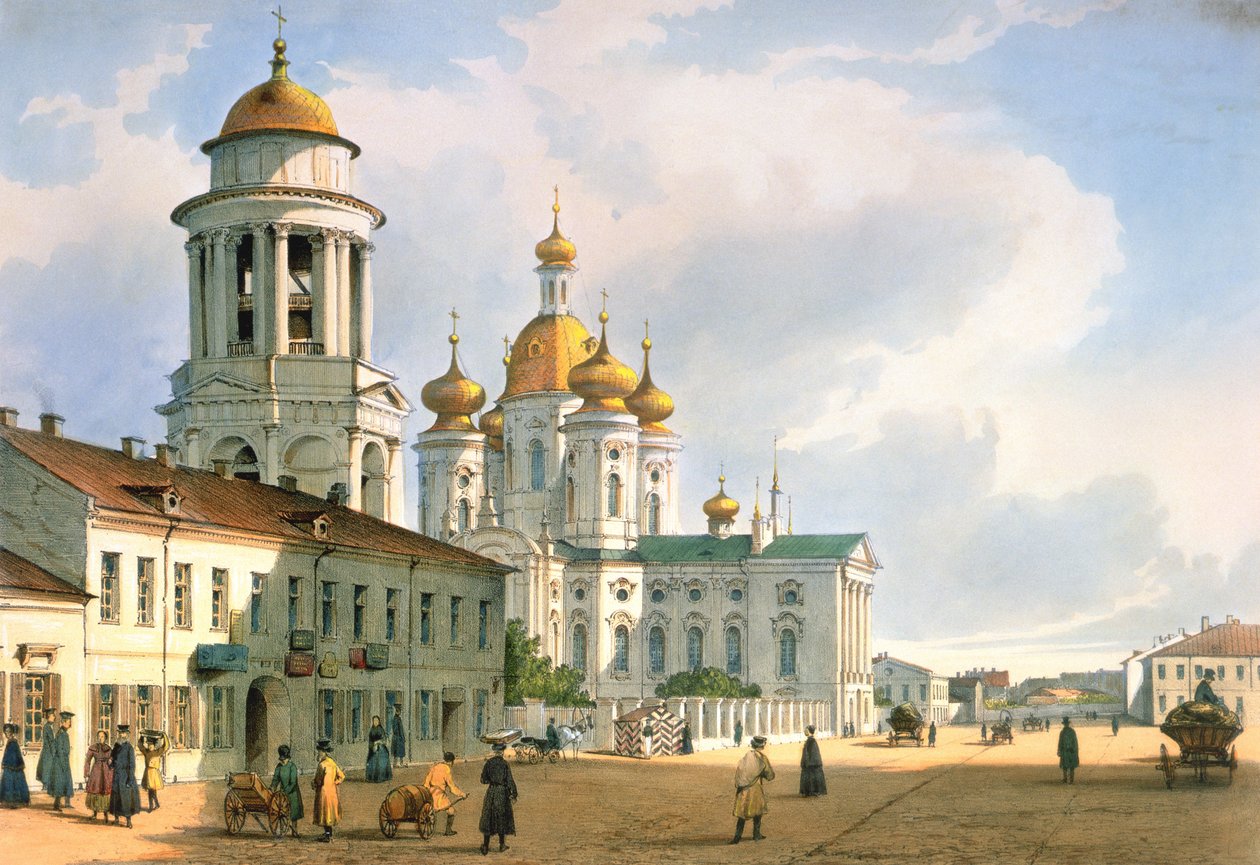 Kostel Panny Marie Vladimírské v Petrohradě, c.1840 od Ferdinand Victor Perrot