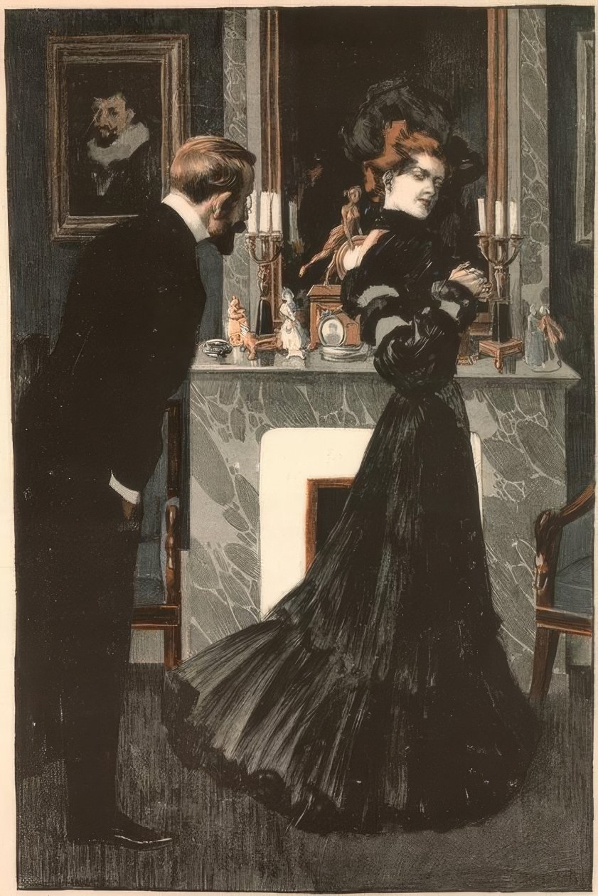 Řezníček / Moderní manželství / Galantní svět / 1904 od Ferdinand von Reznicek