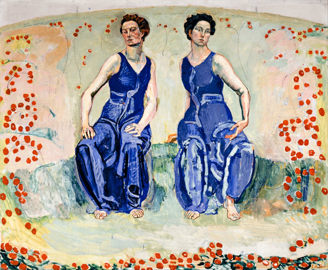 Posvátná hodina od Ferdinand Hodler