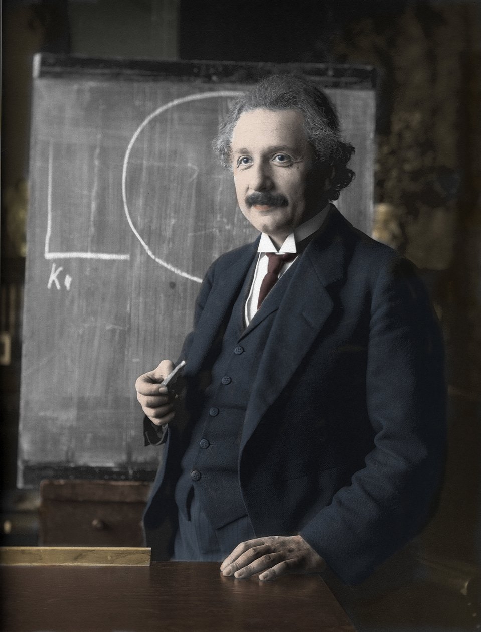 Portrét Alberta Einsteina od Ferdinand (after) Schmutzer