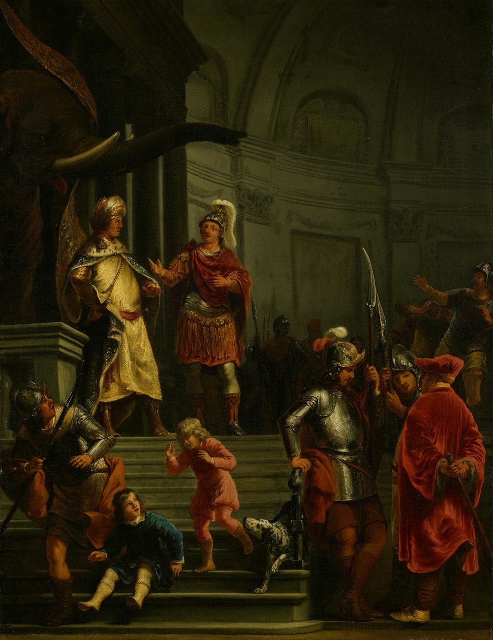 Fabriciova neohroženost v Pyrrhově táboře od Ferdinand Bol