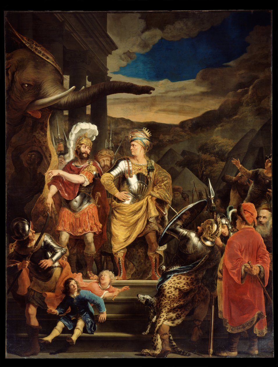 Fabritius und Pyrrhus od Ferdinand Bol
