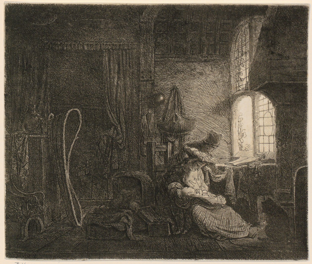 Familie im Zimmer od Ferdinand Bol
