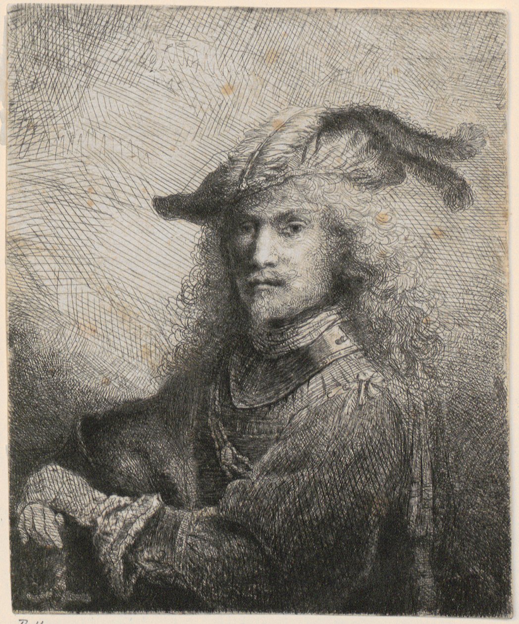 Portrét důstojníka (možná umělcův autoportrét?) od Ferdinand Bol