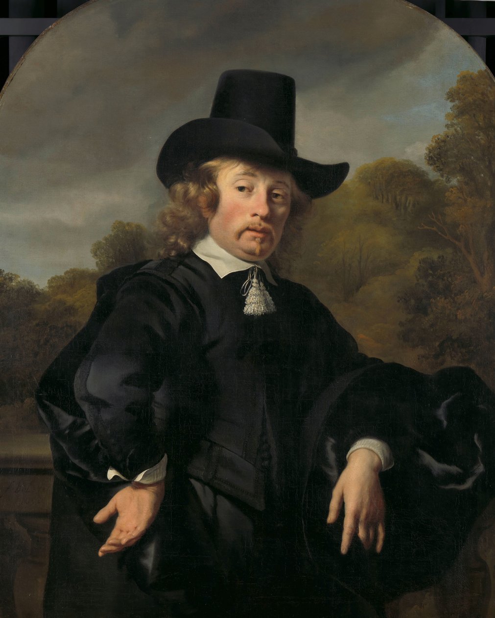 Portrét Roelofa Meulenaera Roelof Meulenaer (1618/19-1691). Amsterdam Mercantile Courier nebo Postmaster na trase Antverpy od Ferdinand Bol