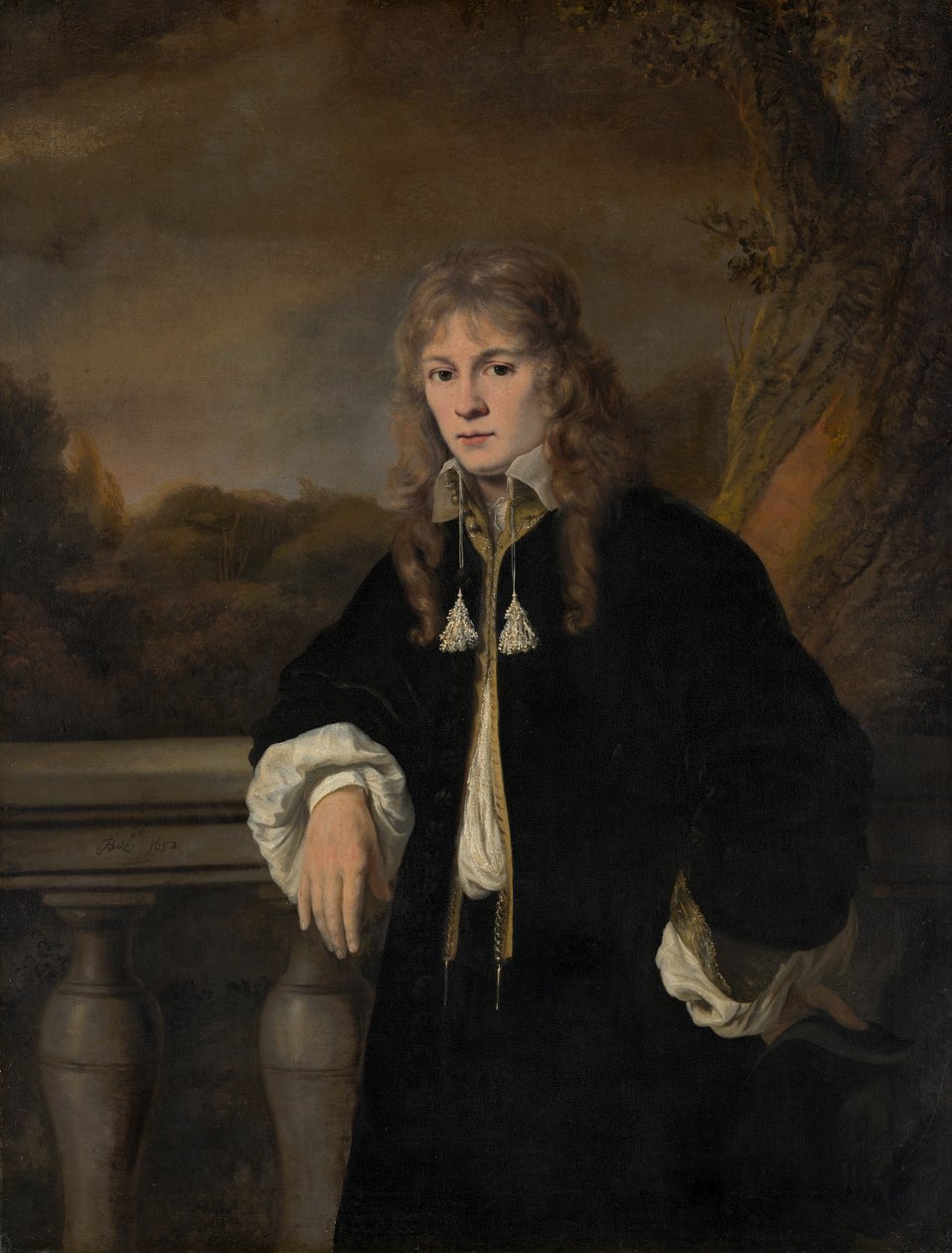 Portrét mladého muže, pravděpodobně Louis Trip Jr. (1638-1655) od Ferdinand Bol