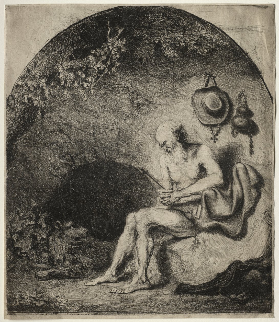 Svatý Jeroným v pokání, 1644. od Ferdinand Bol