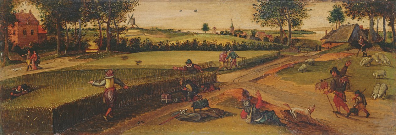 Sklizeň, 17. století od Ferdinand Bol