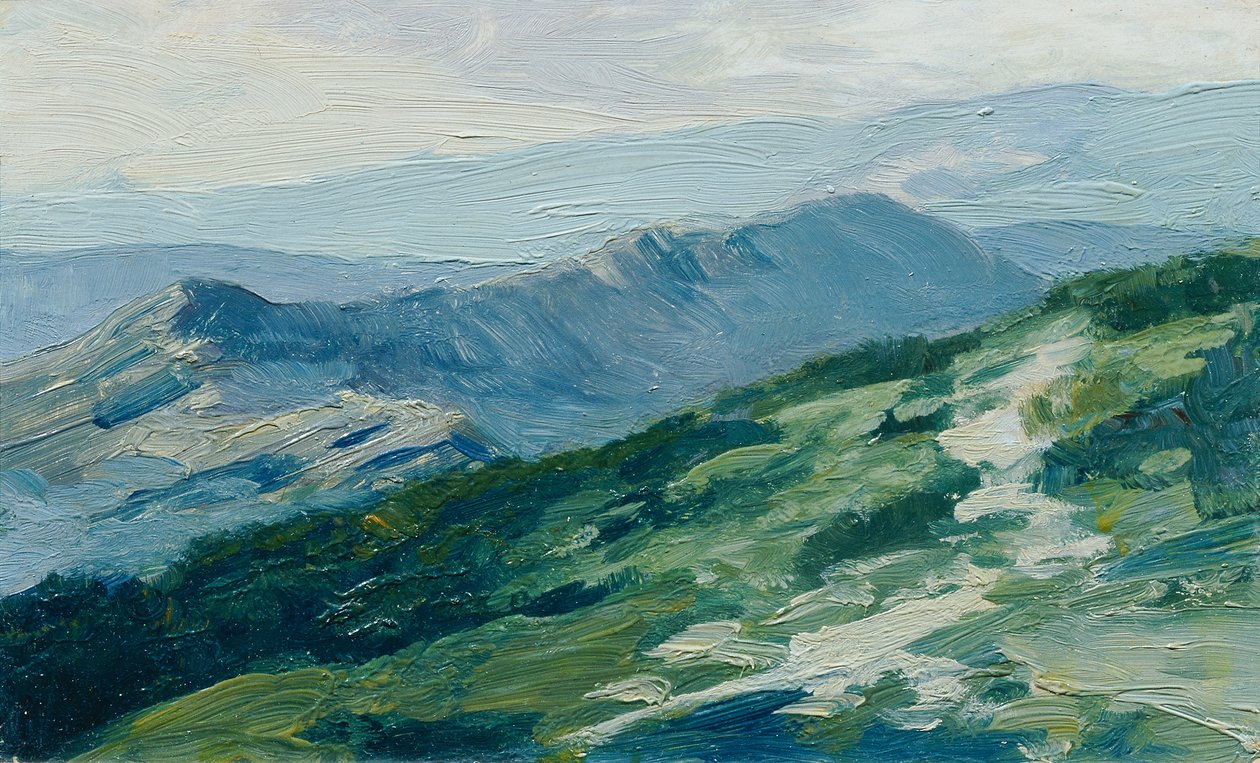 Krkonoše (ze složky "16 pohledů do české krajiny 