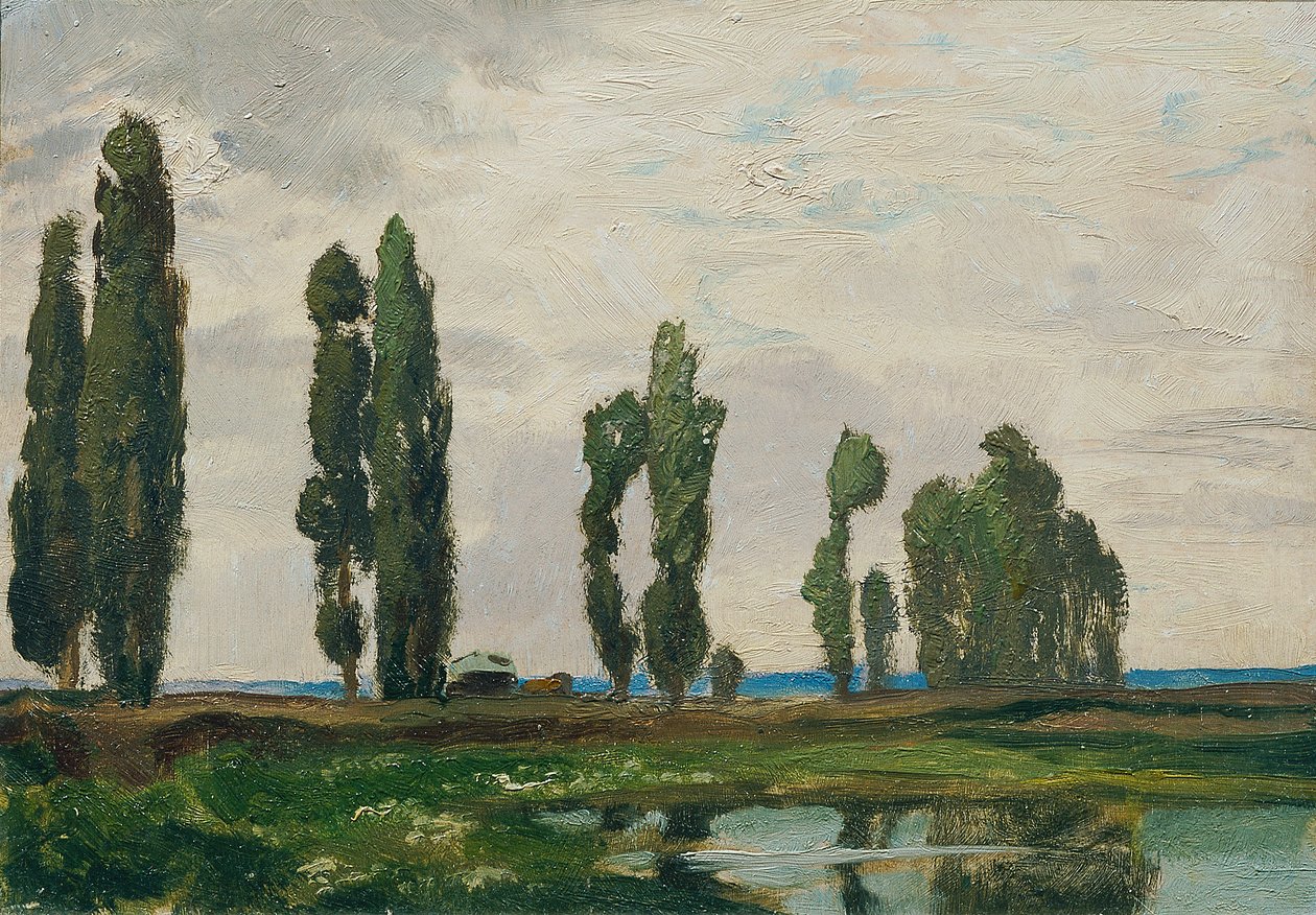 Táborsko (aus der Mappe „16 Ansichten tschechischer Landschaft 