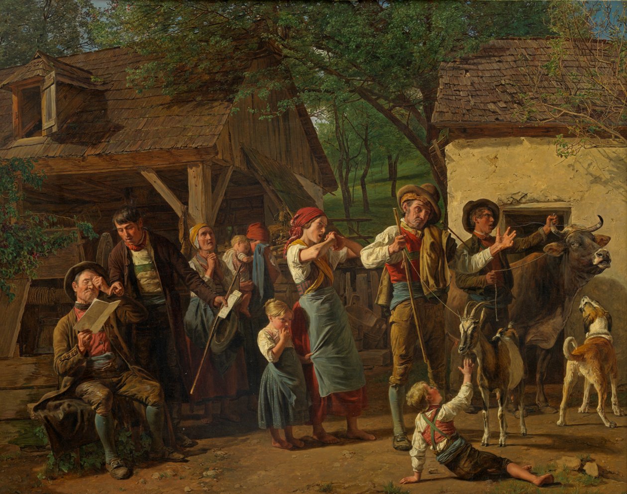 Zabavení majetku od Ferdinand Georg Waldmüller