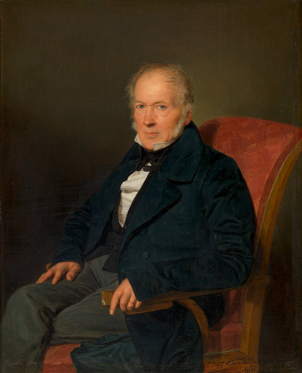Johann Jakob Schwartz von Mohrenstern (ředitel továrny a soukromník) od Ferdinand Georg Waldmüller
