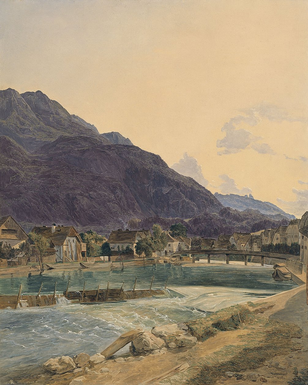 Bad Ischl, 1836 od Ferdinand Georg Waldmuller