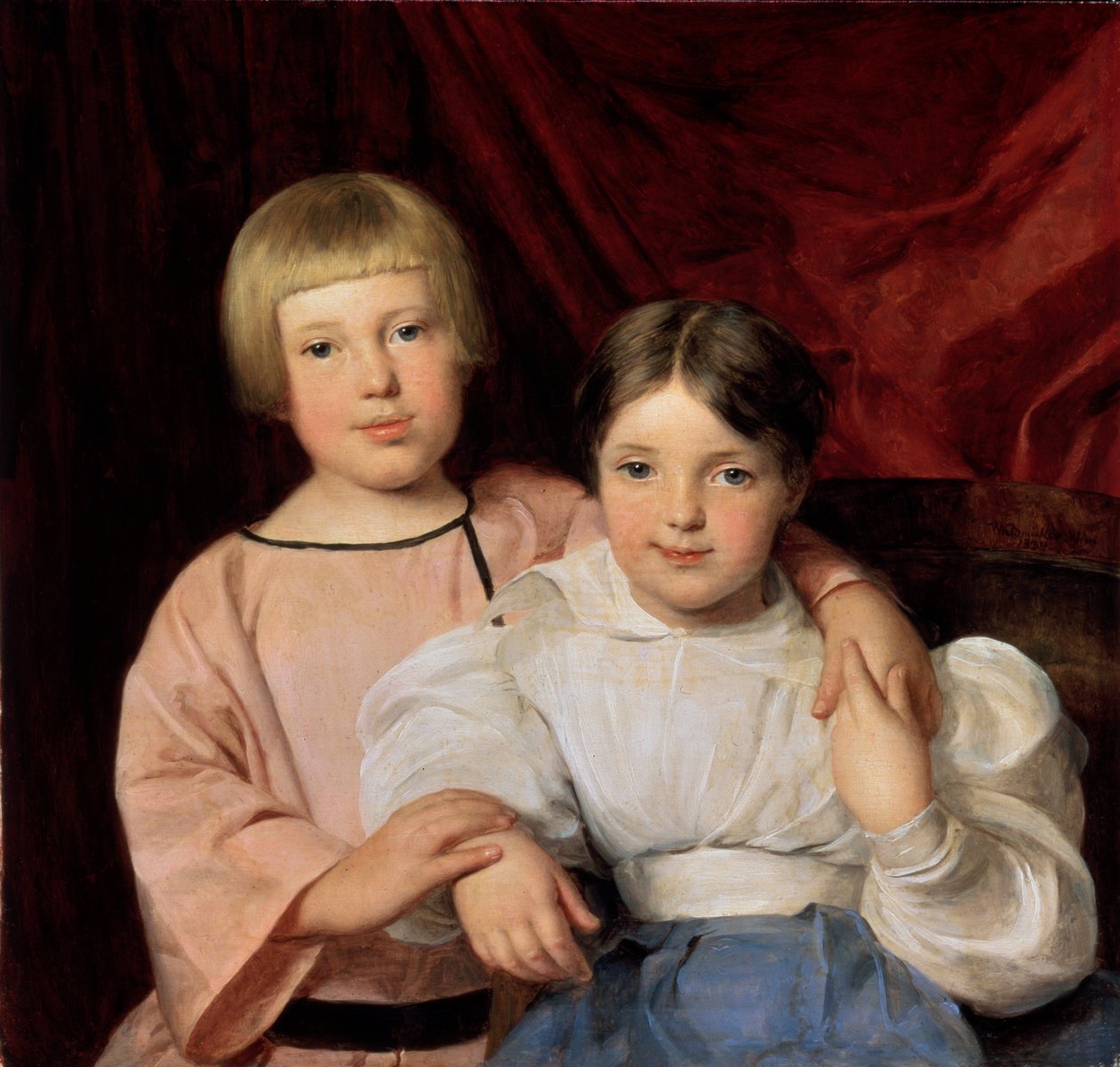 Děti, 1834. Ferdinand Georg 1793-1865 od Ferdinand Georg Waldmuller