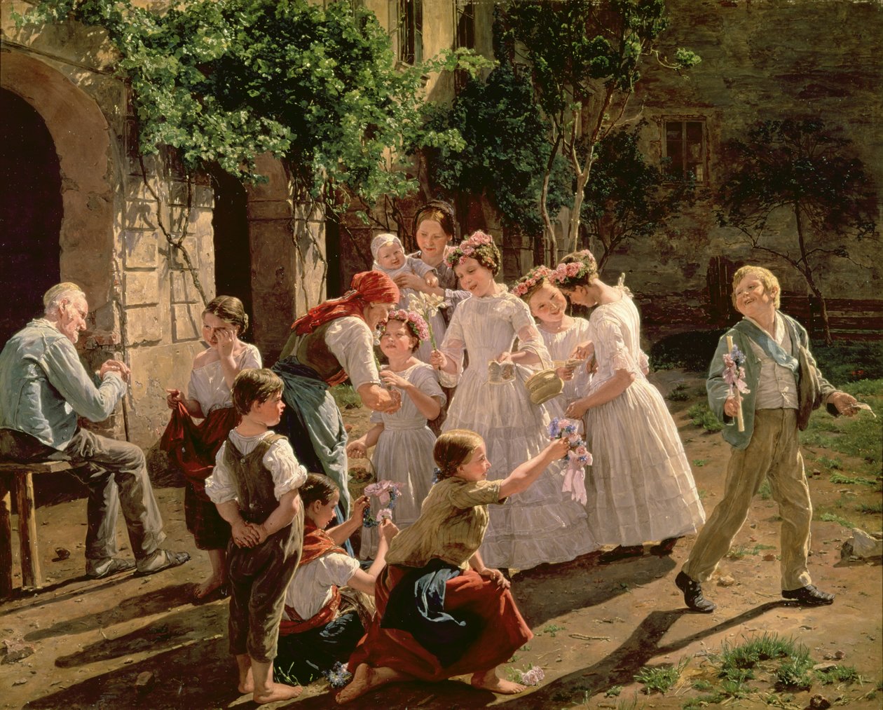 Tělo Kristovo od Ferdinand Georg Waldmuller