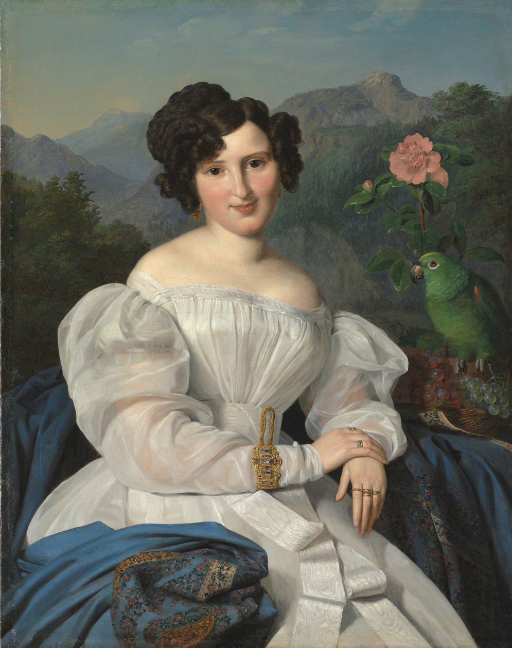 hraběnka Széchenyi, 1828 od Ferdinand Georg Waldmuller