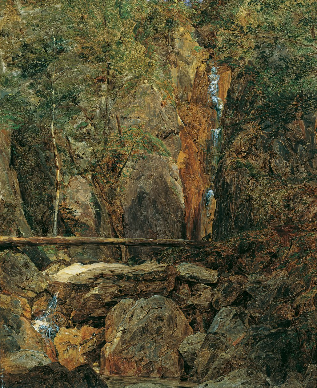 Divočina Rettenbach u Ischlu od Ferdinand Georg Waldmuller