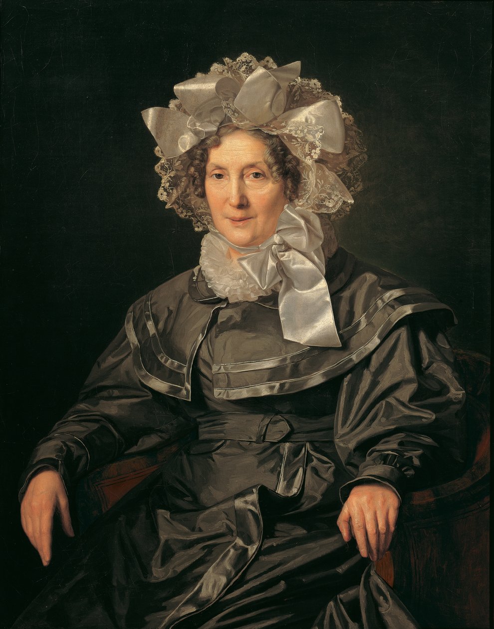 Elisabeth Waldmüller, umělcova matka od Ferdinand Georg Waldmuller