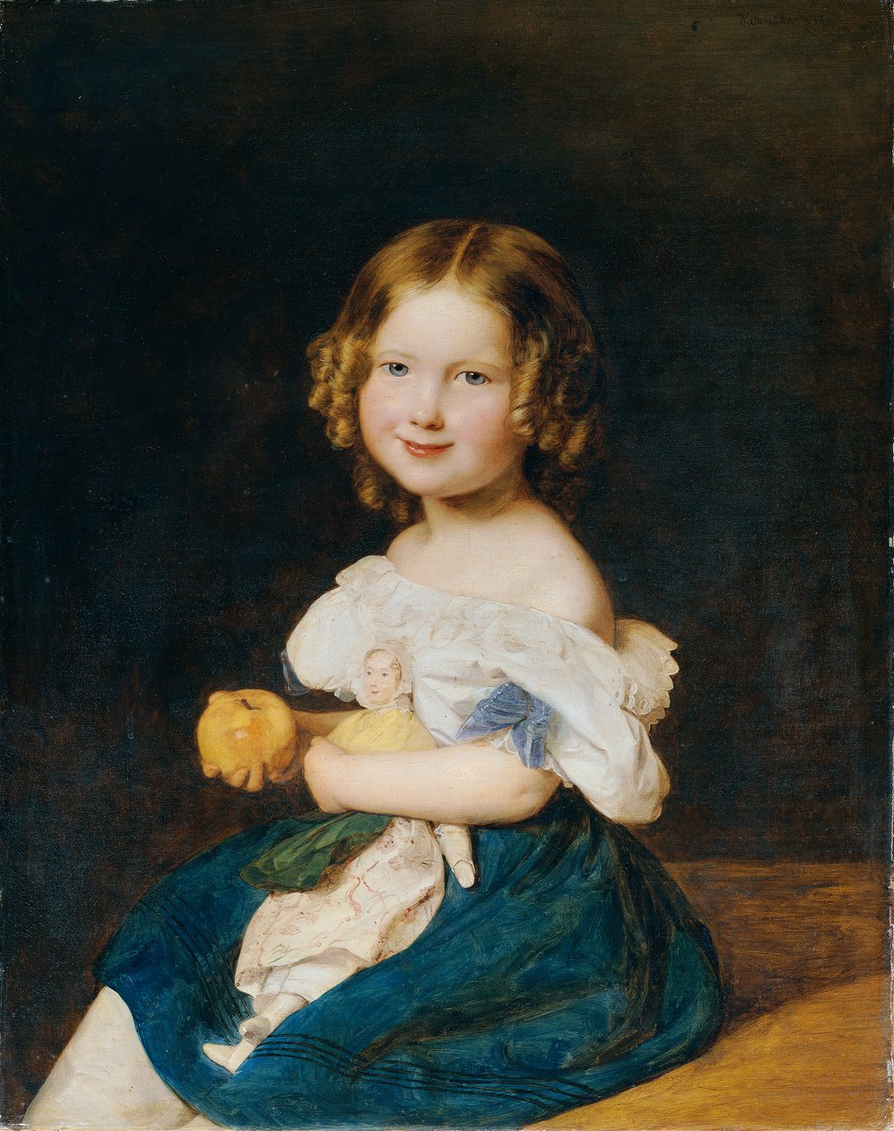 Emilie Werner (1832 - 1835), dcera Johanna a Magdaleny Wernerových od Ferdinand Georg Waldmuller