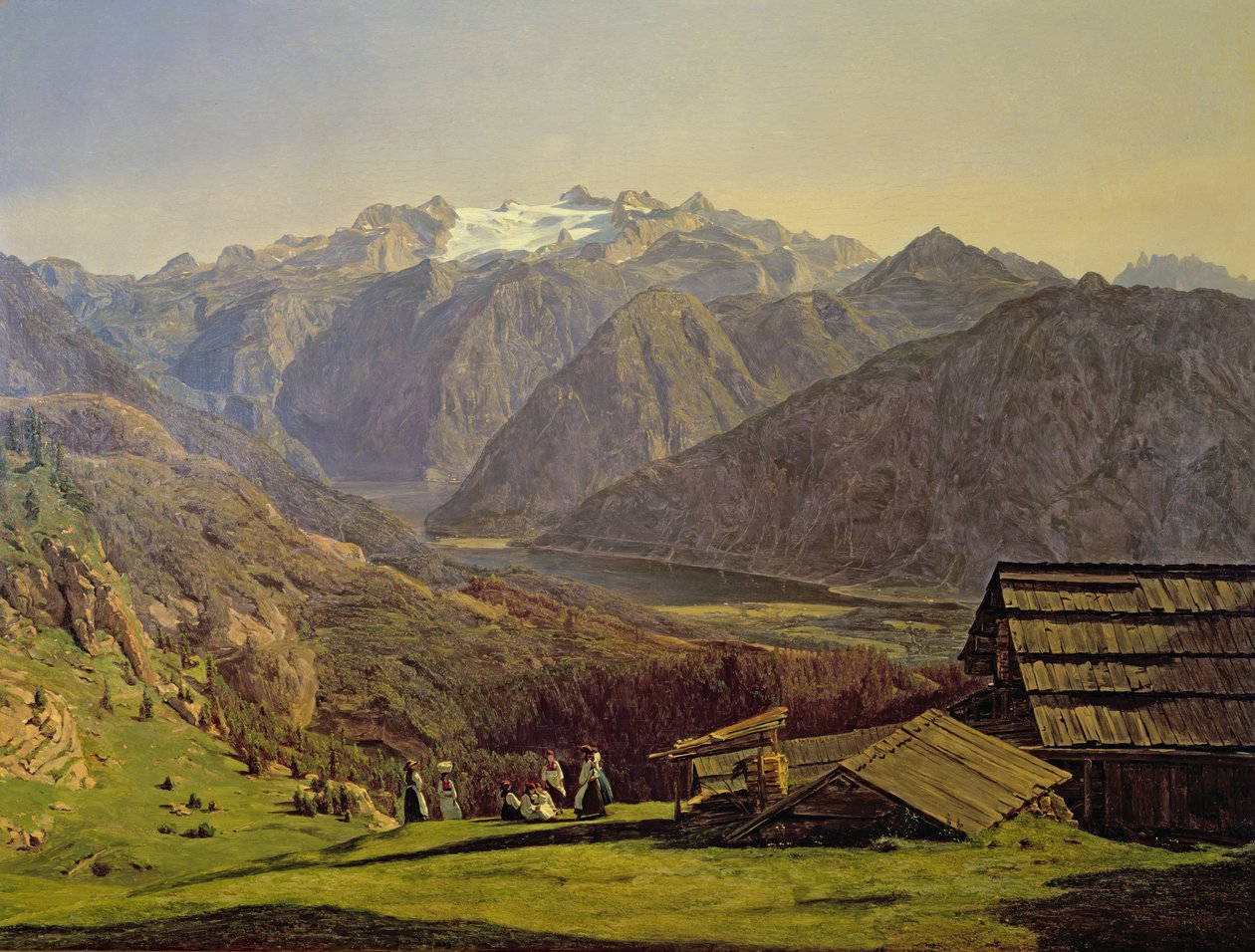 Hallstatter-See od Ferdinand Georg Waldmuller
