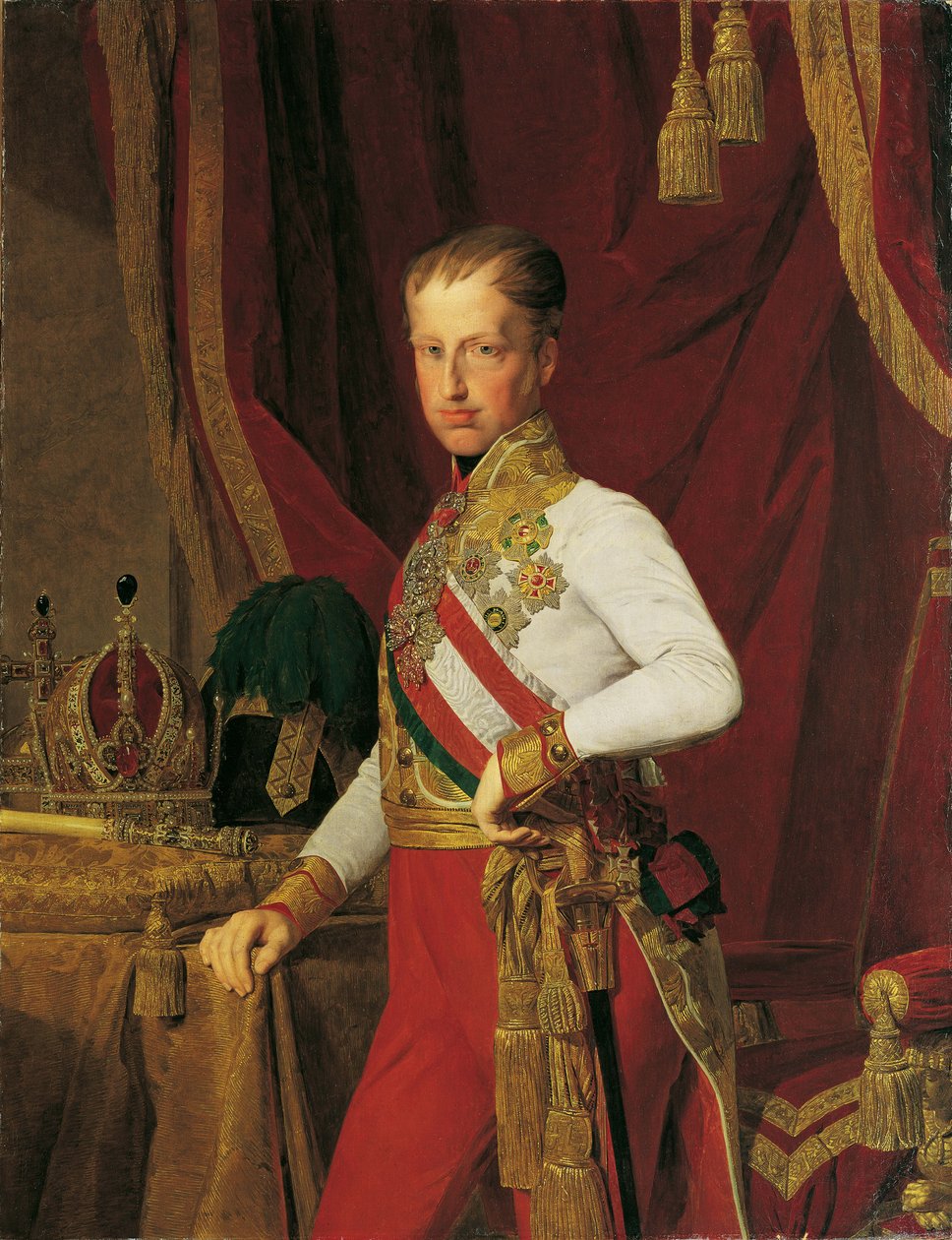 Portrét císaře Ferdinanda I. Rakouského 1793-1875, 1839. od Ferdinand Georg Waldmuller