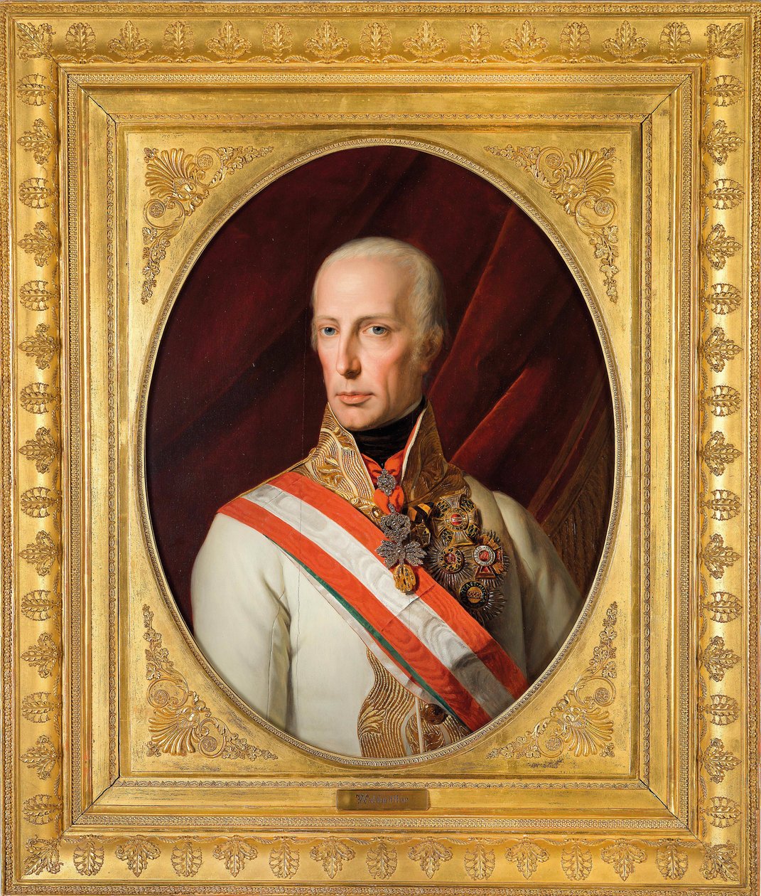 Portrét císaře Františka I. Rakouského (1768-1835) od Ferdinand Georg Waldmuller