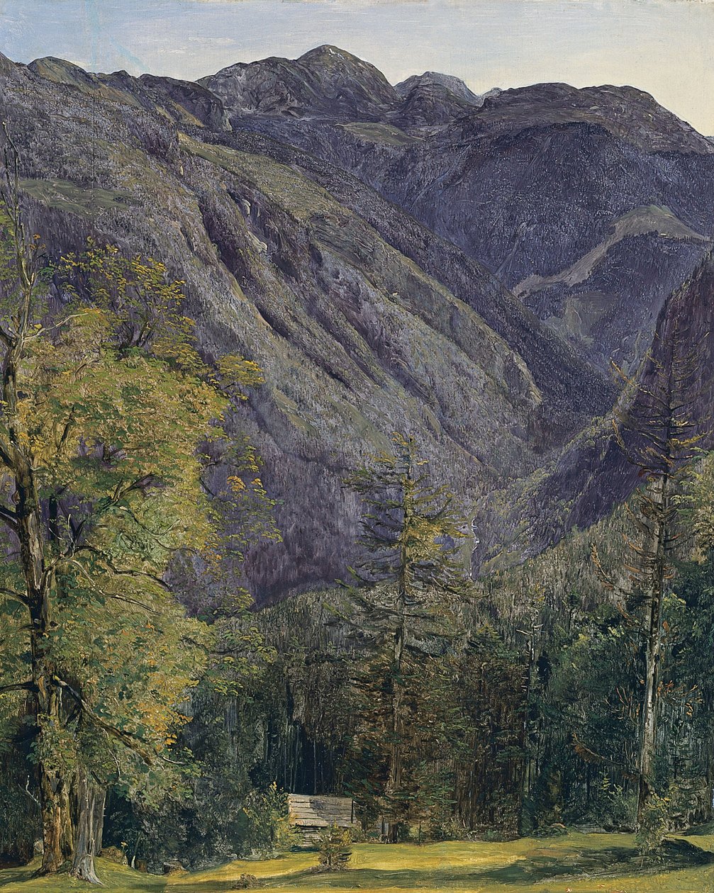 Schönberg při pohledu z Hoisenradu, 1833 od Ferdinand Georg Waldmuller