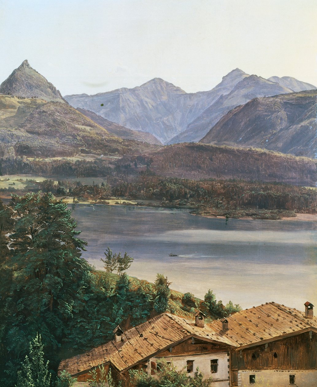 Jezero Wolfgang od Ferdinand Georg Waldmuller