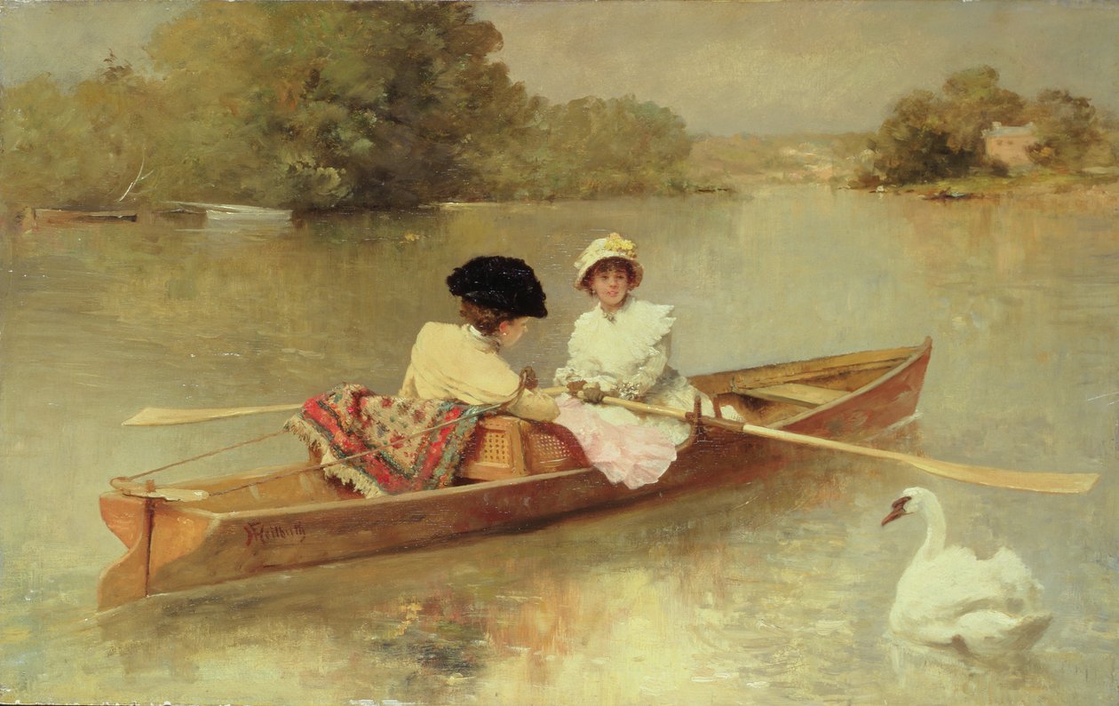 Plavba lodí po Seině, 1875-76 od Ferdinand Heilbuth