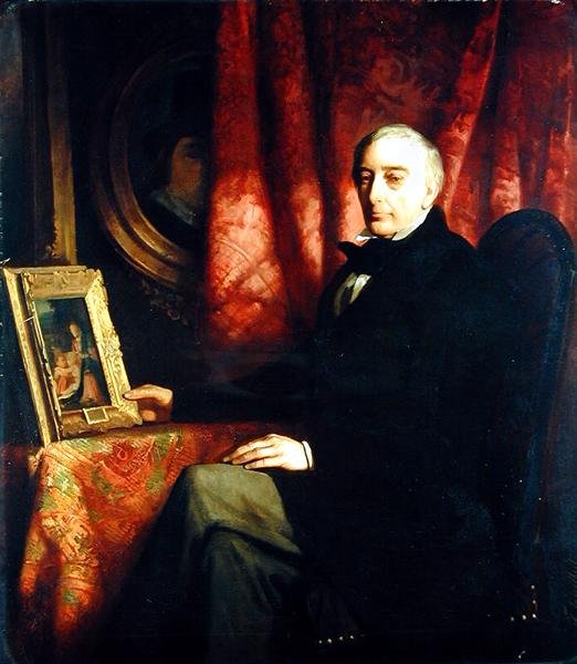 Portrét sběratele umění Nicolaus Hudtwalcker, 1852 od Ferdinand Heilbuth