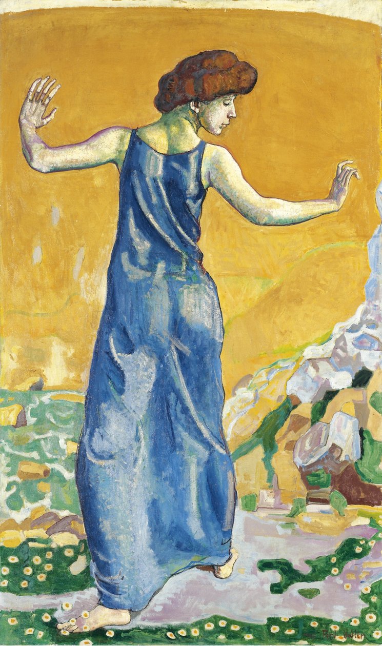 Radostná žena od Ferdinand Hodler