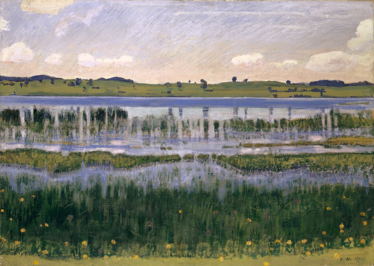 Jezero Burgäschi od Ferdinand Hodler