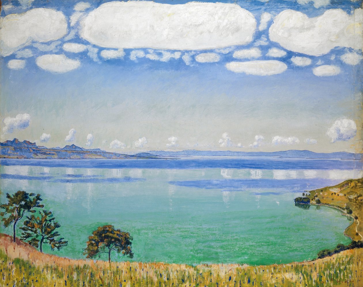 Ženevské jezero, při pohledu z Chexbres od Ferdinand Hodler