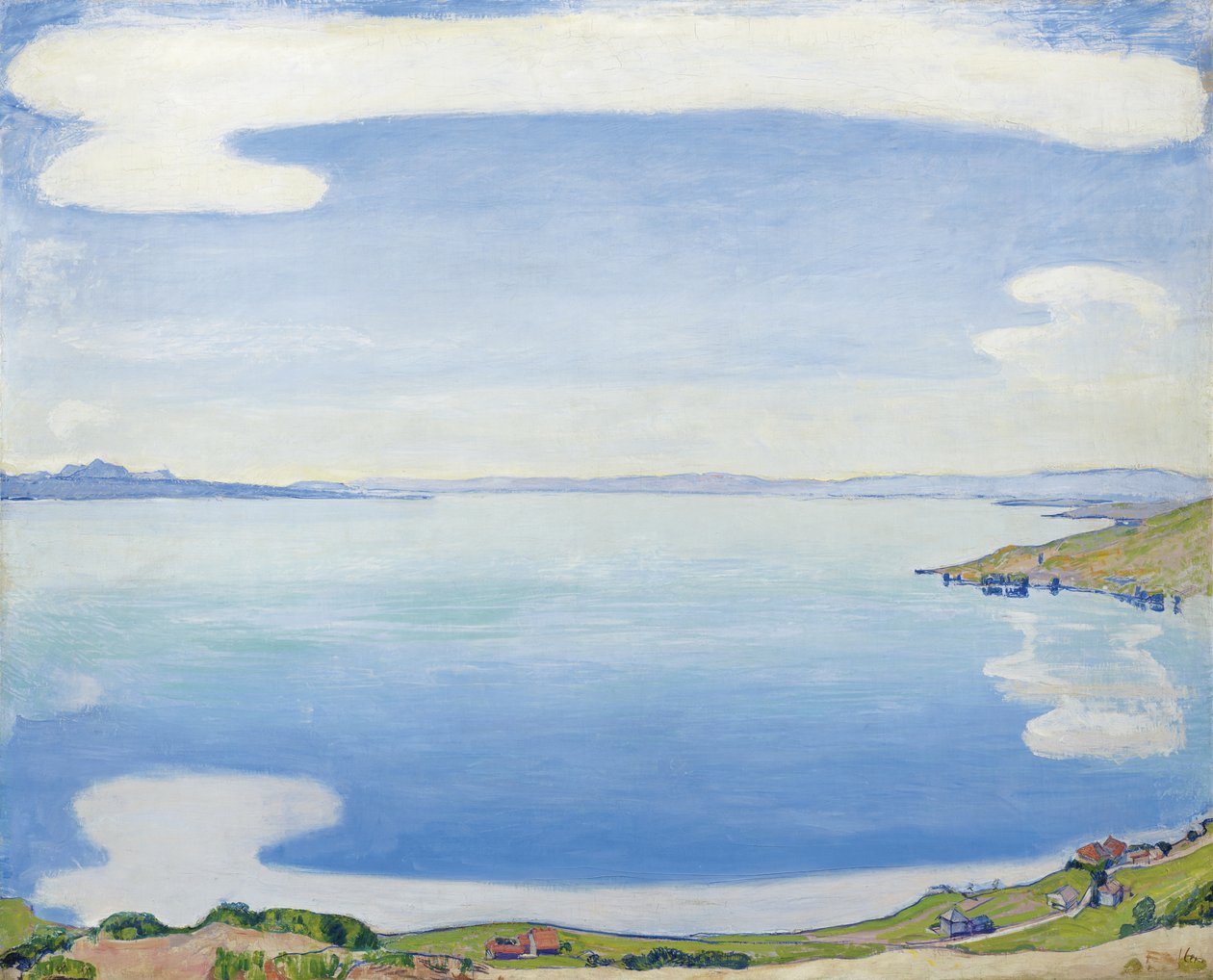 Ženevské jezero při pohledu z Chexbres, 1904 od Ferdinand Hodler
