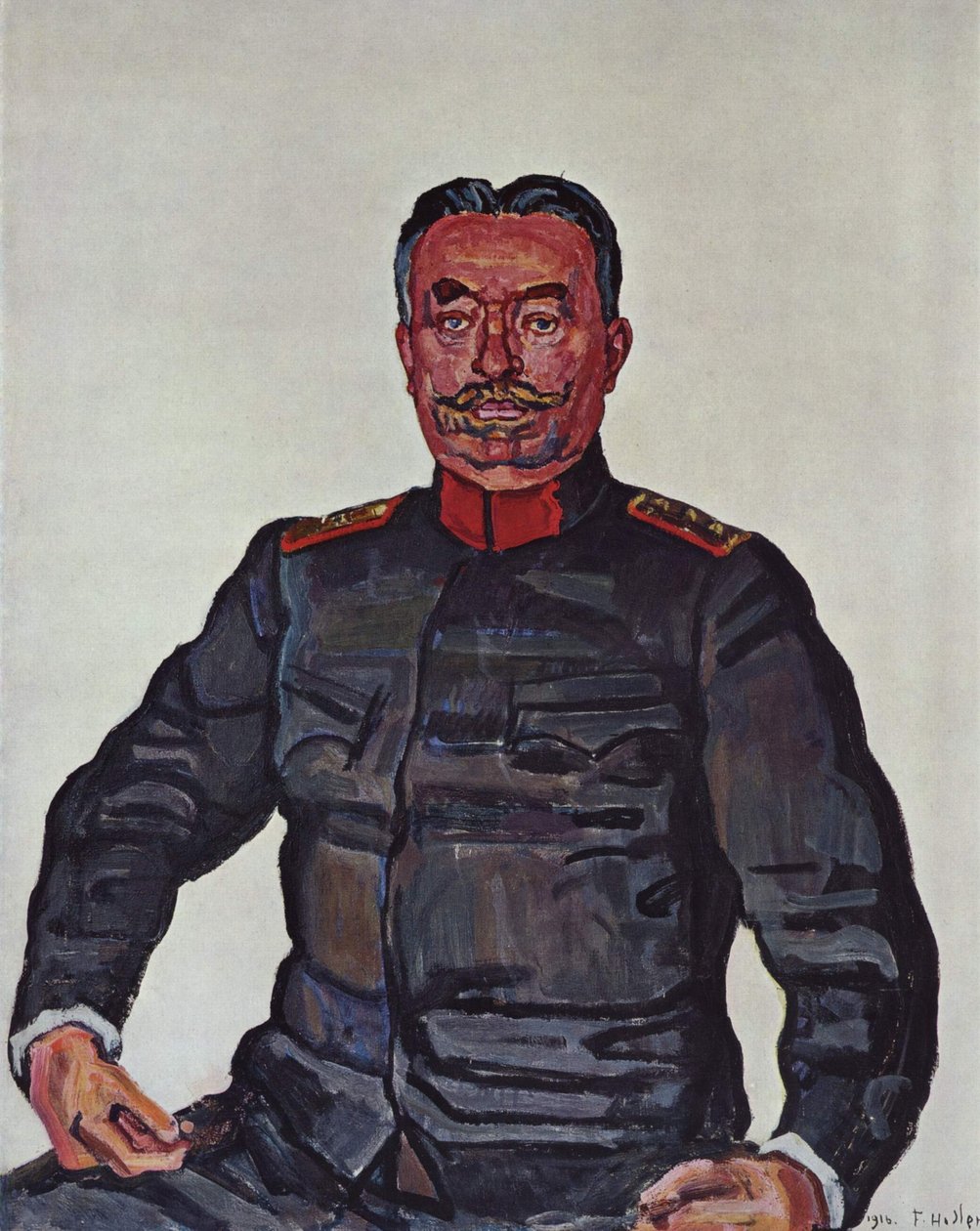 Portrét generála Ulricha Willeho od Ferdinand Hodler
