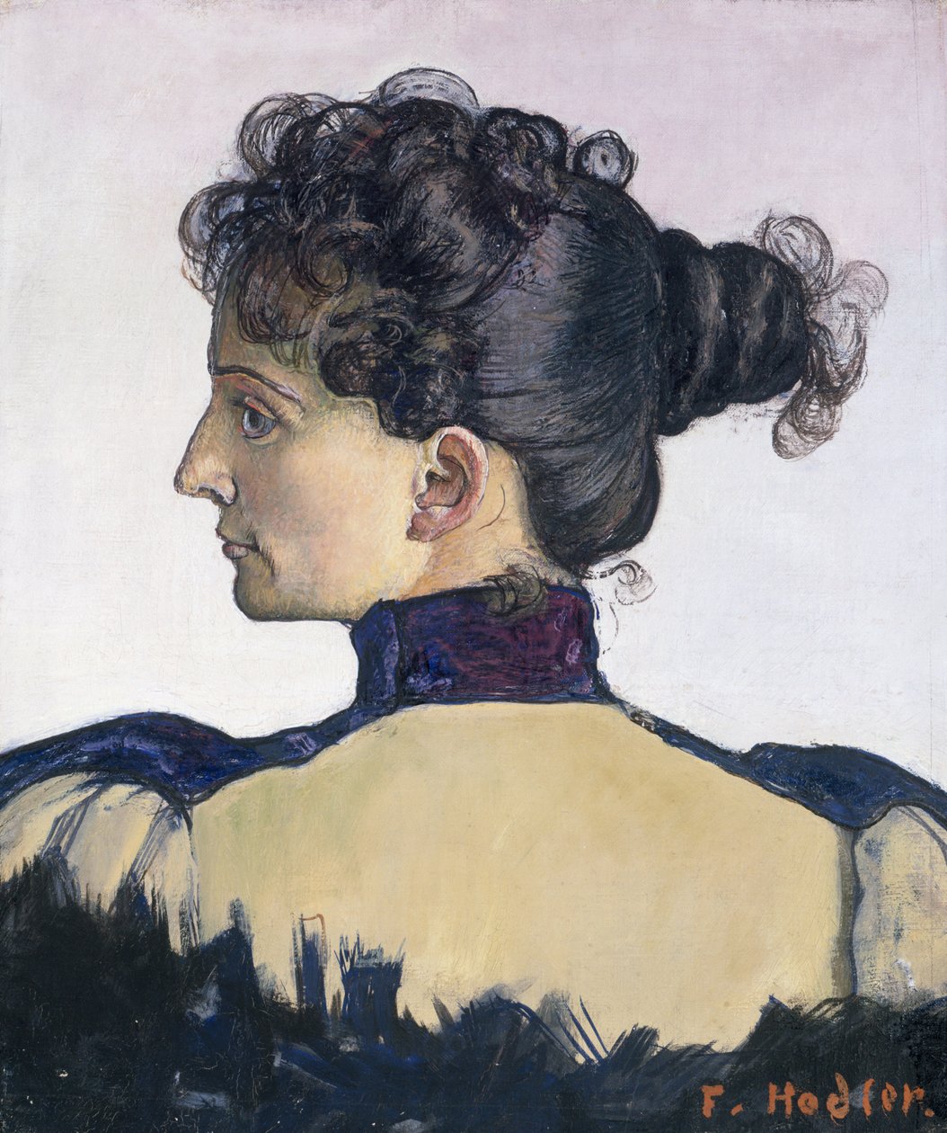Portrét Mademoiselle Berthe Jacques, umělcovy manželky od Ferdinand Hodler